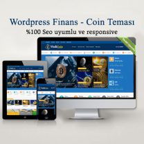 WordPress Finans Ve Coin(Kripto Para) Portal Teması